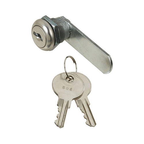 VKA825 Series Utility Lock, Keyed Lock, Y13 Yale, B1 Cole Keyway, Steel/Zinc, Chrome