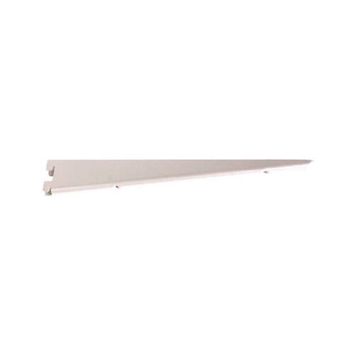 182 Shelf Bracket, 9.23 in L, Steel White