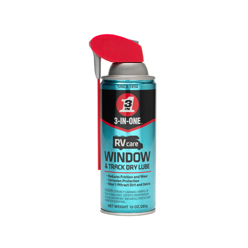 3-IN-ONE 120091 Dry Lubricant Smart Straw Window and Track 10 oz