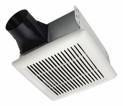 Broan-NuTone AE80 Flex Series 80 CFM Ceiling Room Side Installation Bathroom Exhaust Fan, ENERGY STAR White