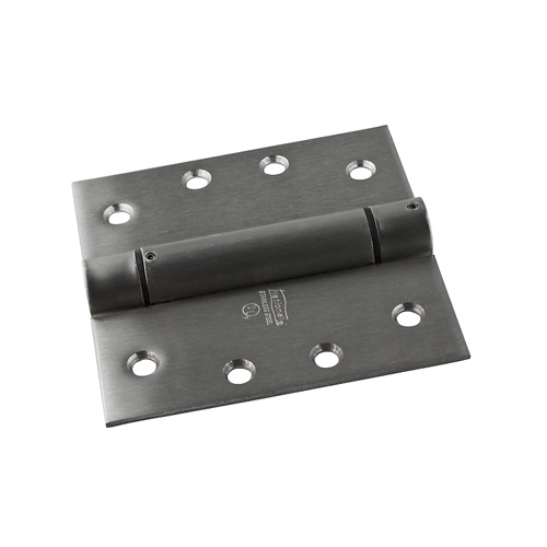 Spring Door Hinge, Adjustable, Stainless Steel, 3.5 In. Zinc