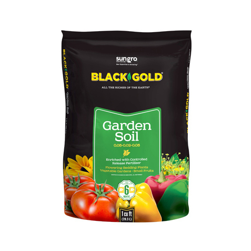 Black Gold 1411603.CFL001P Garden Soil Fruit and Vegetable 1 cu ft