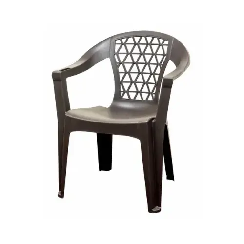 Chair Penza Earth Brown Polypropylene Frame Stackable