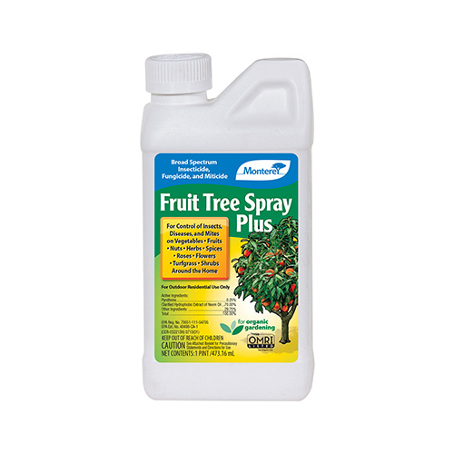 Insect Killer Fruit Tree Spray Plus Organic Liquid Concentrate 1 pt