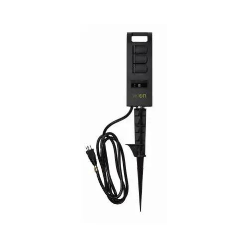 CCI 50053 Outdoor Wi-Fi Yard Stake, 10 A, 125 V, White