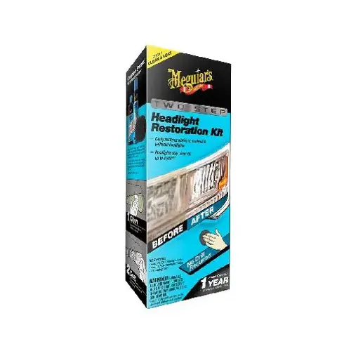 Meguiar's G2970 Headlight Restoration Kit, 4 fl-oz, Liquid