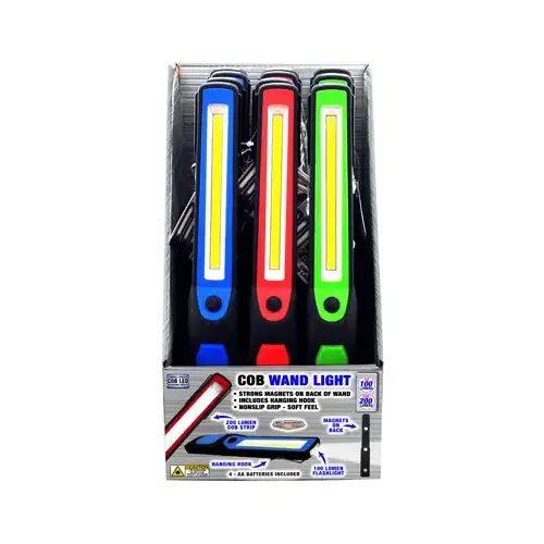 COB Light Stick 200 lm Assorted LED AA Battery Assorted - pack of 12