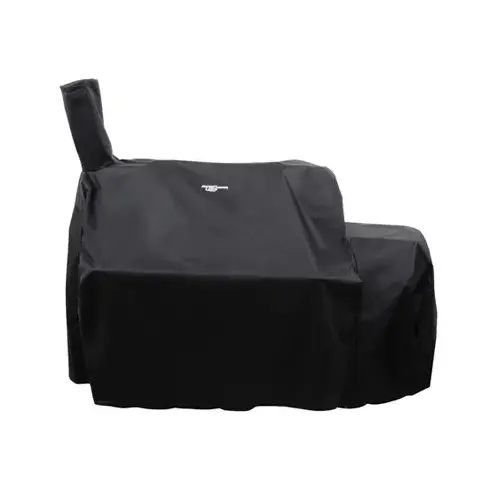 Grill Cover Black For Oklahoma Joes Highland Offset Smoker Black