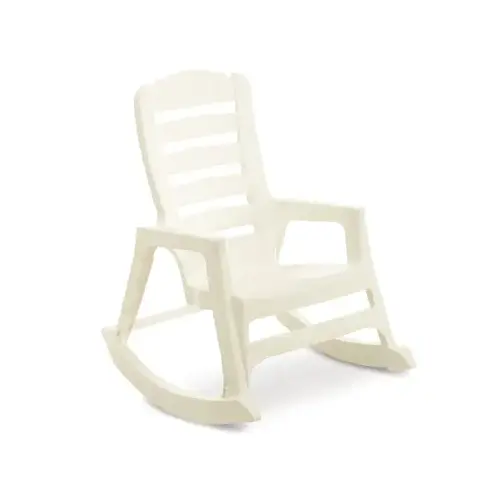 Rocking Chair Big Easy White Polypropylene Frame