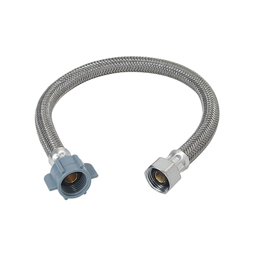 BrassCraft PSB846 Faucet Supply Line Speedi Plumb Plus 1/2" FIP X 1/2" D FIP 20 ft. Polymer