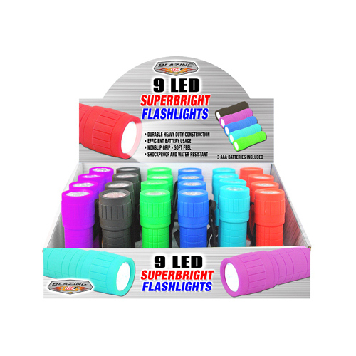 Blazing LEDz 702353 Flashlight Assorted LED AAA Battery Assorted