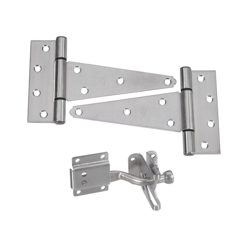 DPV875 Series Gate Kit, Stainless Steel, Silver, Stainless Steel, 3-Piece