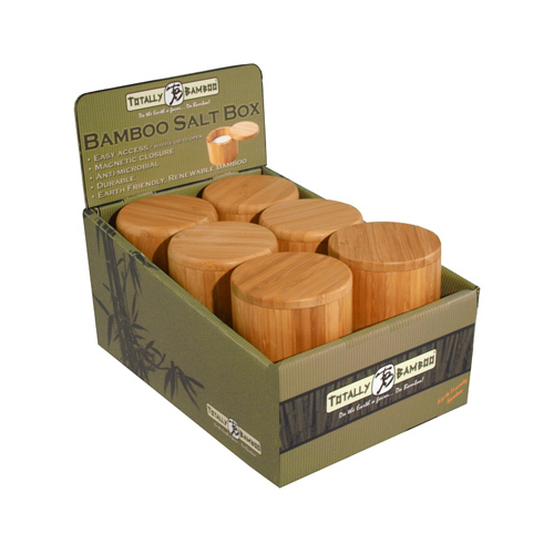 Totally Bamboo 20-2083-XCP12 Salt Cellar 6 oz Brown Brown - pack of 12