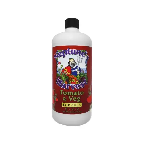 Neptune's Harvest TV136 Tomato & Vegetable Fertilizer Tomato & Veg Vegetables 2-4-2 36 oz