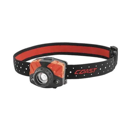 Head Lamp 400 lm Black/Red LED AAA Battery Black/Red