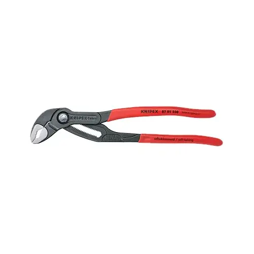 Water Pump Pliers Cobra 10" Chrome Vanadium Steel Red