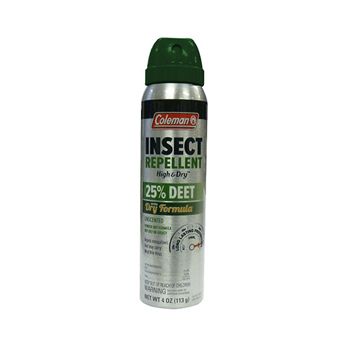 Coleman 7514 Insect Repellent High & Dry Liquid For Mosquitoes/Ticks 4 oz