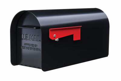 Gibraltar Mailboxes MB801B Mailbox Gibraltar es Ironside Contemporary Galvanized Steel Post Mount Black Powder Coated