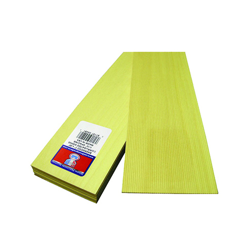 Basswood Sheet, 24 in L, 3 in W, Basswood