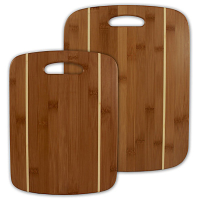 Totally Bamboo 20-2036 Cutting Board Set 13" L X 9.5" W X 0.38" Bamboo Brown