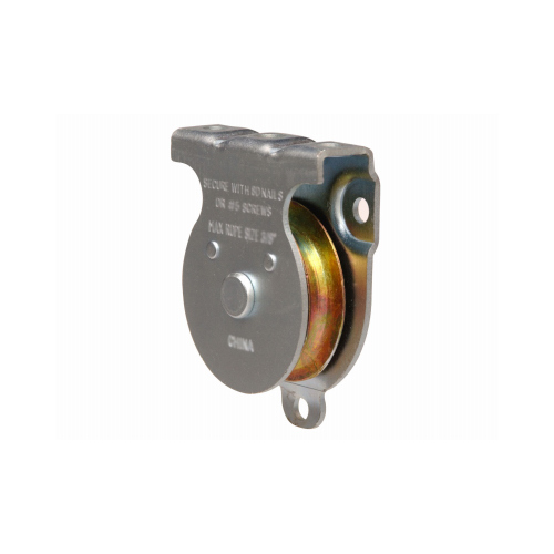 Campbell T7550502-XCP5 Wall-Ceiling Pulley 2" D Zinc Plated Steel Fixed Eye Zinc Plated - pack of 5