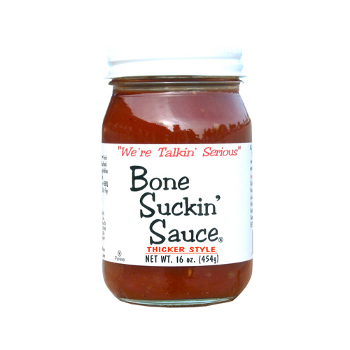 Bone Suckin' Sauce BS00600 Thicker Style Barbecue Sauce, 16 oz Jar