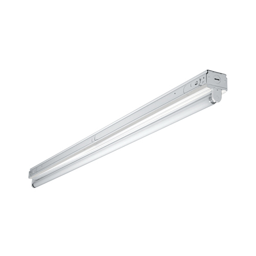 Eaton SNF132RC Fluorescent Strip Light, 120 V, 1-Lamp, Bi-Pin Lamp Base, 2900 Lumens Lumens, White Fixture