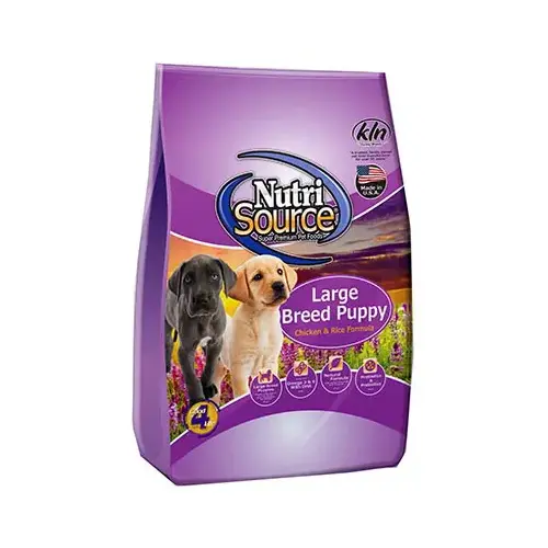 NutriSource 26400 Food Puppy Chicken and Rice Cubes Dog 30 lb