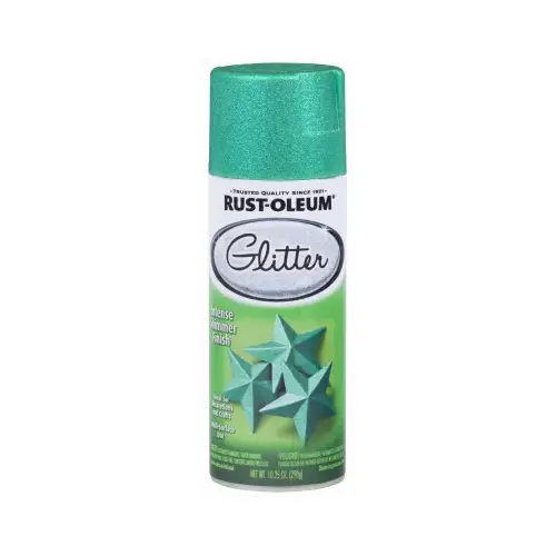 Spray Paint Automotive Glitter Turquoise 10.25 oz Turquoise - pack of 6