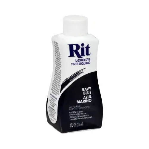 Rit 88300 Dye 8 oz Navy Blue For Fabric Navy Blue