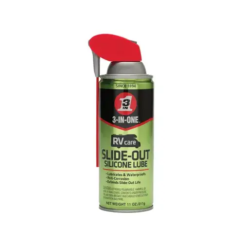 3-IN-ONE 120084 Silicone Lubricant Smart Straw Slide Out 11 oz