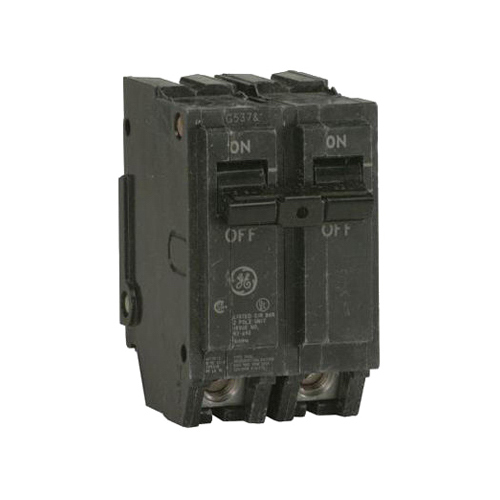 General Electric THQL21100P Circuit Breaker, 100 A, 2 -Pole, 120/240 V, Plug Mounting, Tin