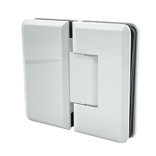Brixwell H-MB180GTG-W Majestic Series Glass-To-Glass Mount Hinge 180 Degree Gloss White