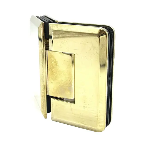 Premier Series Glass To Glass Mount Shower Door Hinge 135 Degree Lifetime Brass