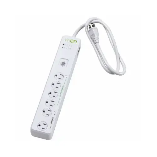 CCI 50051 Surge Protector, 120 V, 15 A, 4 -Outlet, 900 J Energy, White