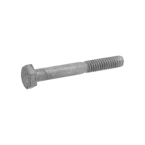 Hex Bolt 3/8" D X 4" L Hot Dipped Galvanized Steel Hot Dipped Galvanized