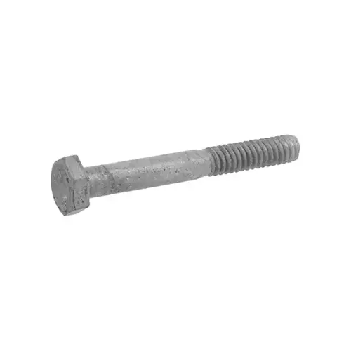 Hex Bolt 3/8" D X 2-1/2" L Hot Dipped Galvanized Steel Hot Dipped Galvanized