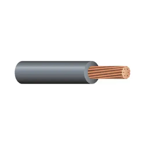 Building Wire, 1/0 AWG Wire, 1 -Conductor, 500 ft L, Copper Conductor, PVC Insulation - pack of 500