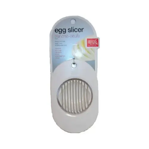 Egg Slicer White Plastic White