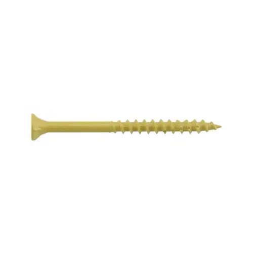 Wood & Deck Screws, Star Drive, Tan, #8 x 1.25-In - pack of 75