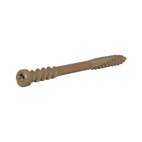 Composite Deck Screws No. 10 X 2-1/2" L Star Flat Head 1 lb Tan