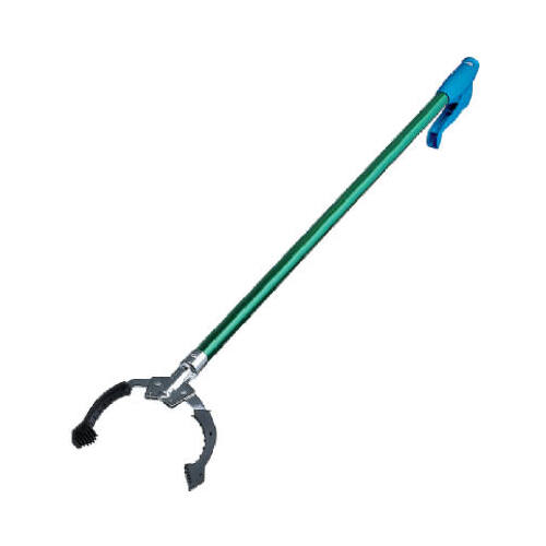 Grabbing Tool, 0.8 lb, 36 in OAL, Aluminum Handle Green