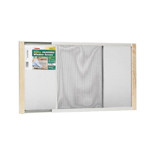 Frost King AWS1537 W.B. Marvin Window Screen, 15 in L, 21 to 37 in W, Aluminum