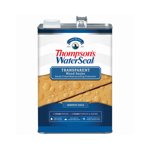 Thompson's Waterseal TH.091201-16 TH.041811-16 Waterproofing Stain, Harvest Gold, 1 gal