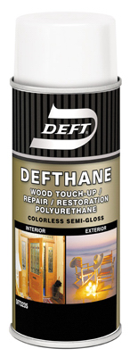 Deft DFT323S/54 Polyurethane Spray Semi-Gloss Clear Oil-Based 11.5 oz Clear