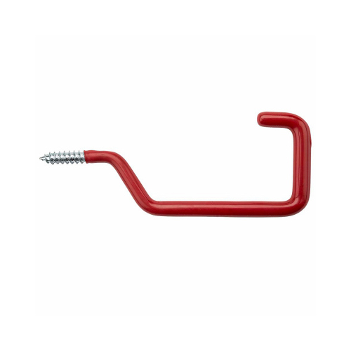 National Hardware N188010XCP6 Rafter Hook 6" L Vinyl Coated Red Steel