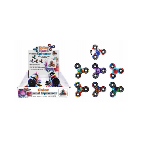 Fidget Spinner Color Plastic/Rubber Assorted