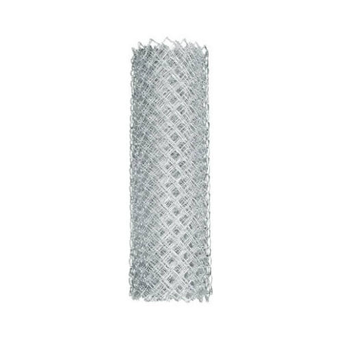 Fence 72" H X 50 ft. L Galvanized Steel Chain Link Silver Silver