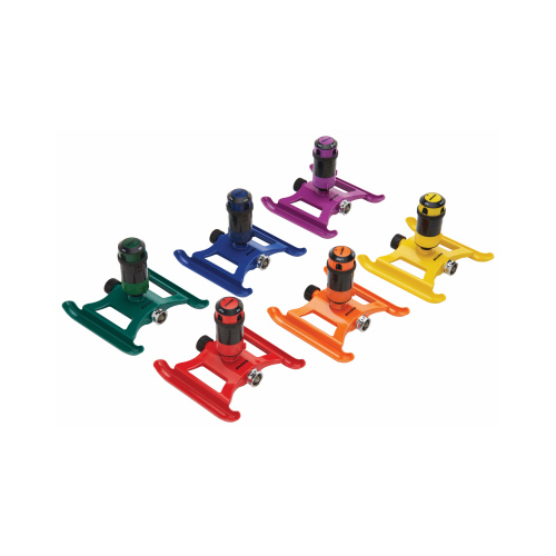 Gear Drive Sprinkler Head ColorStorm Metal Sled Base 2827 sq ft Assorted - pack of 6