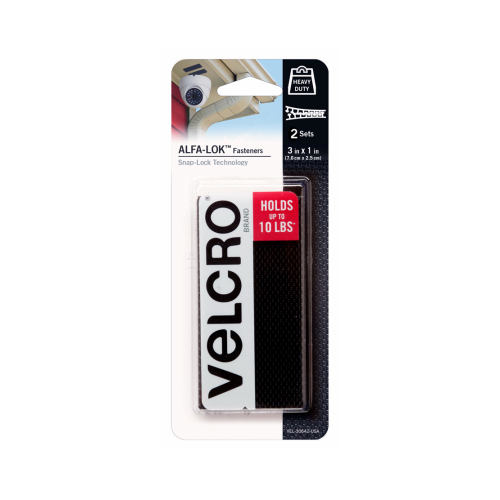 Velcro Brand Vel-30642-usa Alfa-lok Fastener, 3 In L - Pack Of 2